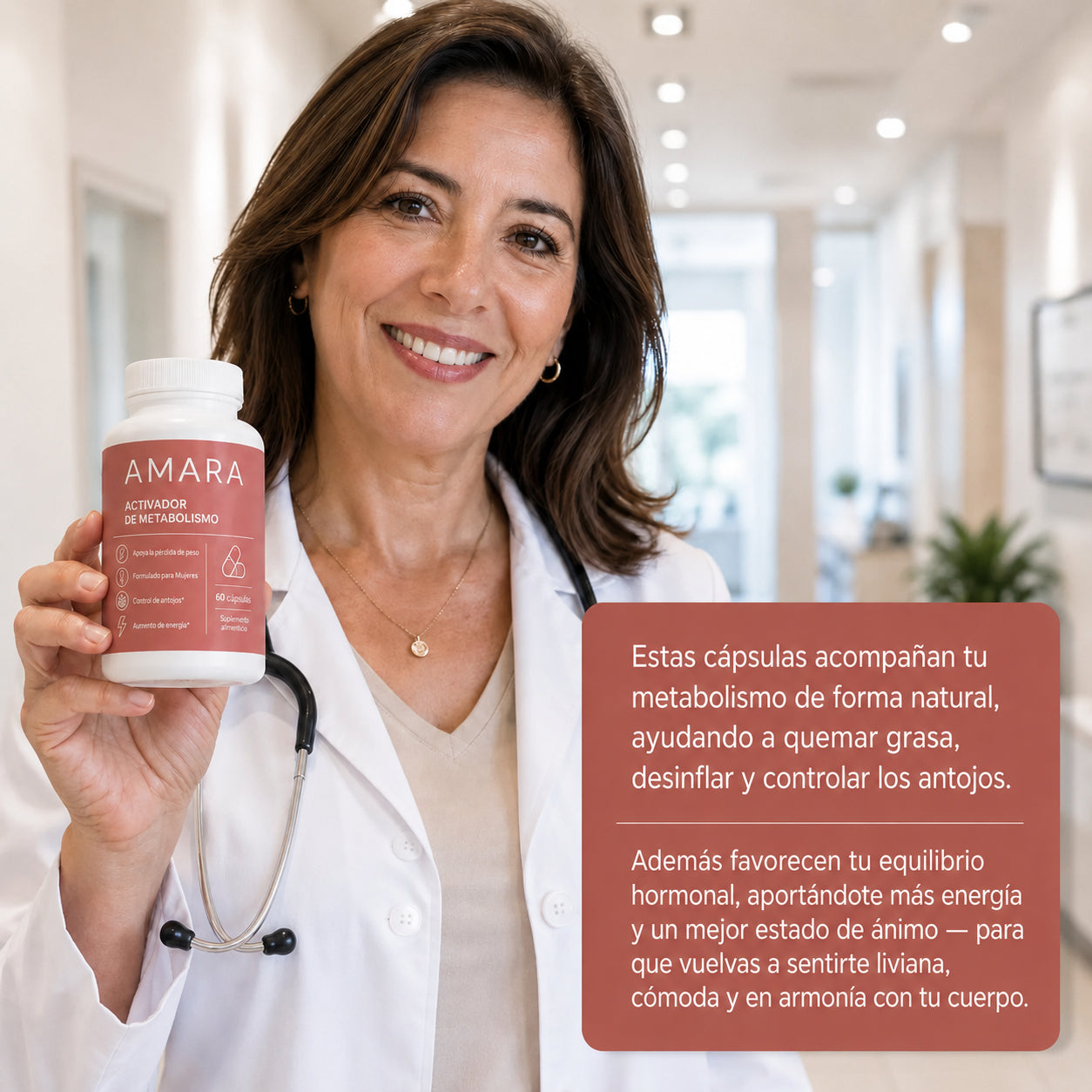 CÁPSULAS ADELGAZANTES MENOPAUSIA: Recupera tu figura y energía